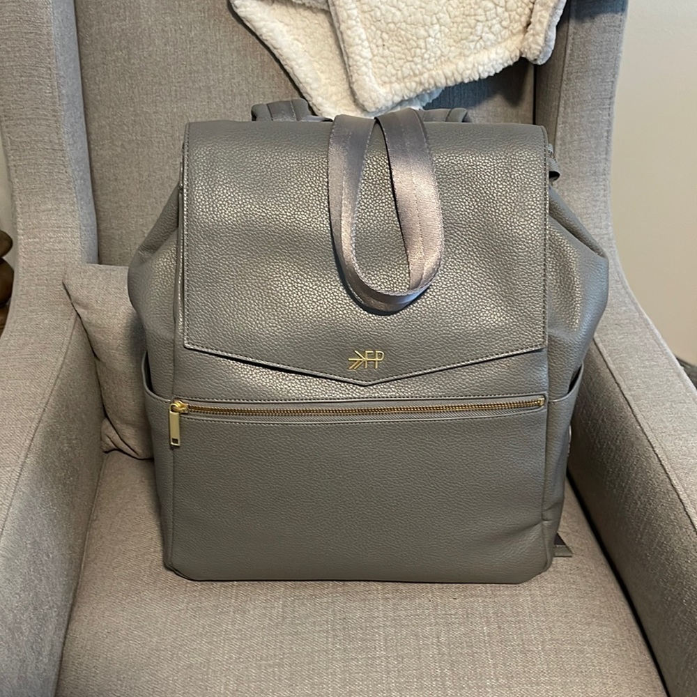 Freshly Picked Classic Diaper Bag - Stone